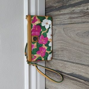 Dooney& Bourke Floral Wristlet